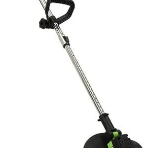 21V 5HP Cordless Electric Weed Lawn Eater with 2 Batteries Yard Grass Trimmer Cutter, 7.9in Saw Blade,90° Rotatable,3.6-4.6ft Adjustable Operating Rod