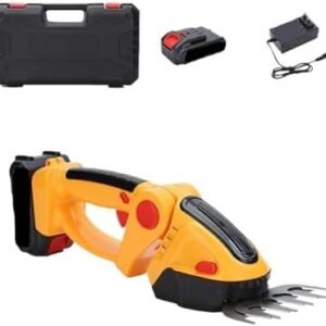 2 in 1 Electric Hedge Trimmer 2-in-1 Mini Trimmer Handheld Grass Trimmer Lawn Mower Cordless Trimmer Grass Shears Garden Tools (Color : B)