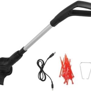 [Cordless Electric Lawn Mower] – Handheld USB Rechargeable with Battery Life – Perfect for Household and Field – Small Efficient and Powerful
