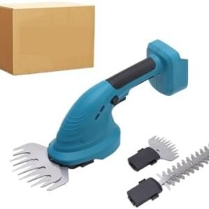 2 in 1 Electric Mini Hedge Trimmer Cordless 18V Handheld 2in1 Cordless Grass Hedge Trimmer Lawn Mower Shear Hedger Grass Trimmer Garden Tool (Color : NO Battery Set)