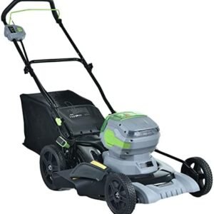 60V Walk-Behind Battery Electric Lawn Mowers Portable Lawn Mowers with 60L Bagging Machines,6 Adjustable Cutting Heights