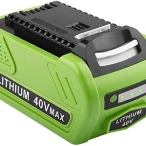 ARyee 6.0Ah 40V Battery Replacement for GreenWorks 40v Battery 29472 29462 29252 20202 22262 2531225322 20642 22272 27062 21242 GreenWorks 40Volt G-MAX Power Tools Lithium Battery