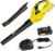 Leisch Life Cordless Leaf Blower Battery Operated,20V Handheld Electric Leaf Blower w/2.0Ah Battery & Fast Charger, 2 Speed Mode, Lightweight Battery Powered Blowers for Patio, Yard, Sidewalk Yellow